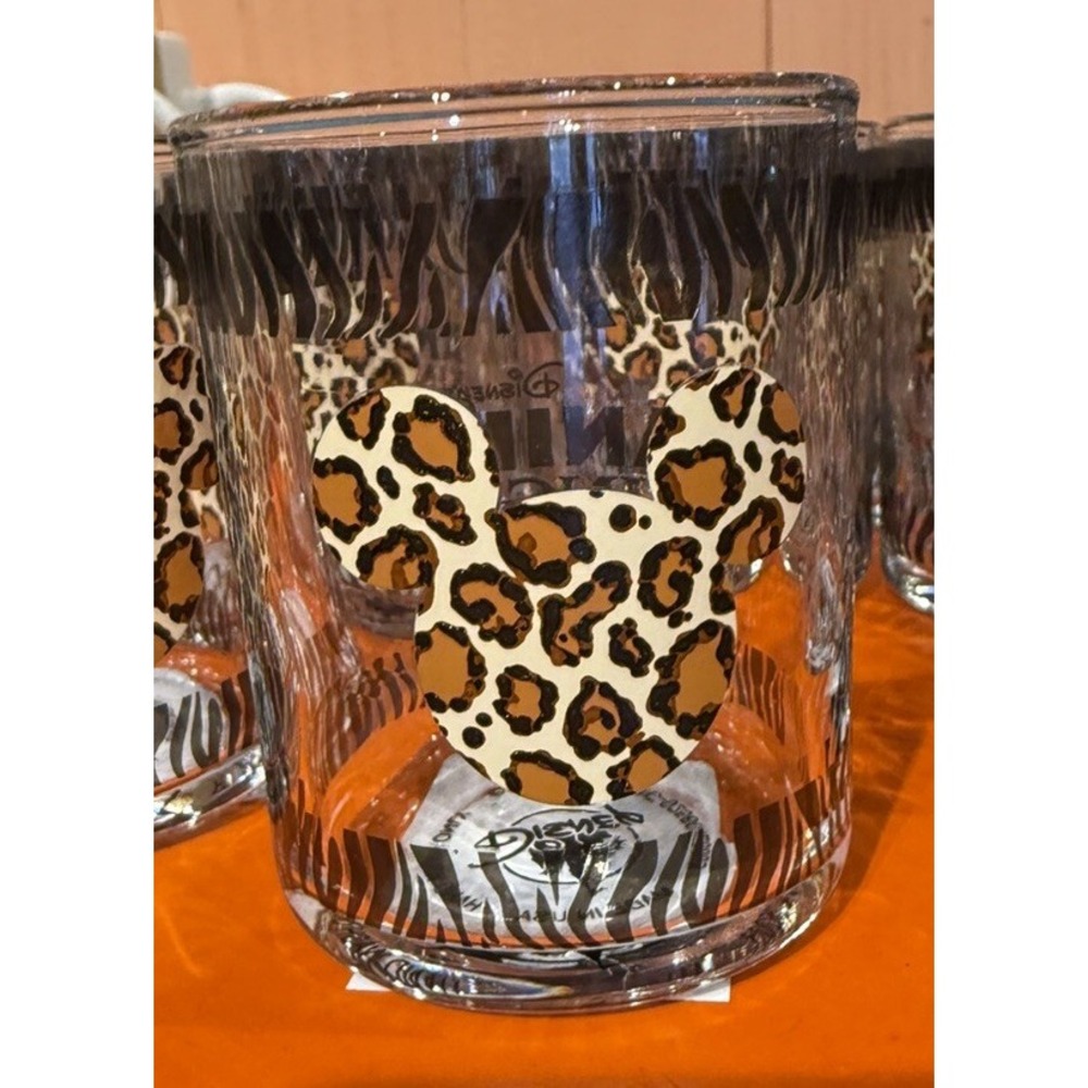 2025‎ Disney Parks Shot Glass Animal Kingdom Mickey Leopard New